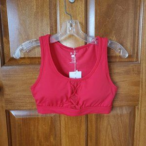 New Buffbunny red sports bra. VIDA collection